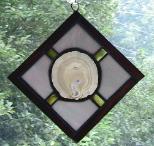 stained glass agate slice