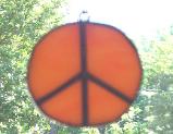 orange peace sign