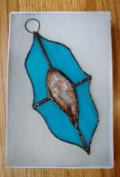 agate stained glass suncatcher