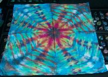 tie dye bandanna