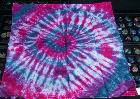 spiral tie dye bandanna