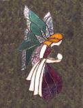 stained glass fairy