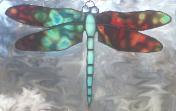 dragonfly stained glass
